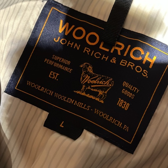 Woolrich John Rich & Bros Women’s Parka Size L navy - Picture 4 of 13